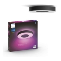 Philips - LEDRGB ljusreglerad taklampa  Hue INFUSE LED/52,5W/230V 2000-6500K diameter  425 mm svart