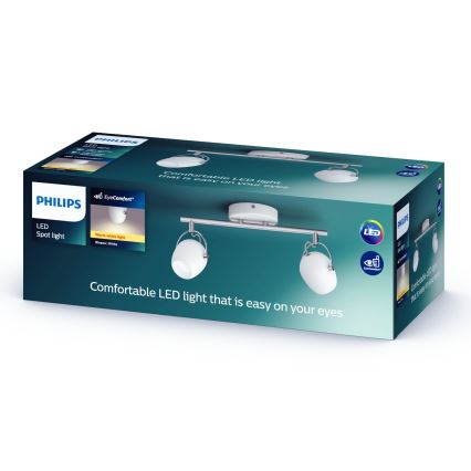 Philips Lirio 57032/31/P0 - LED spotlight PLANET 2xLED/4,2W/230V