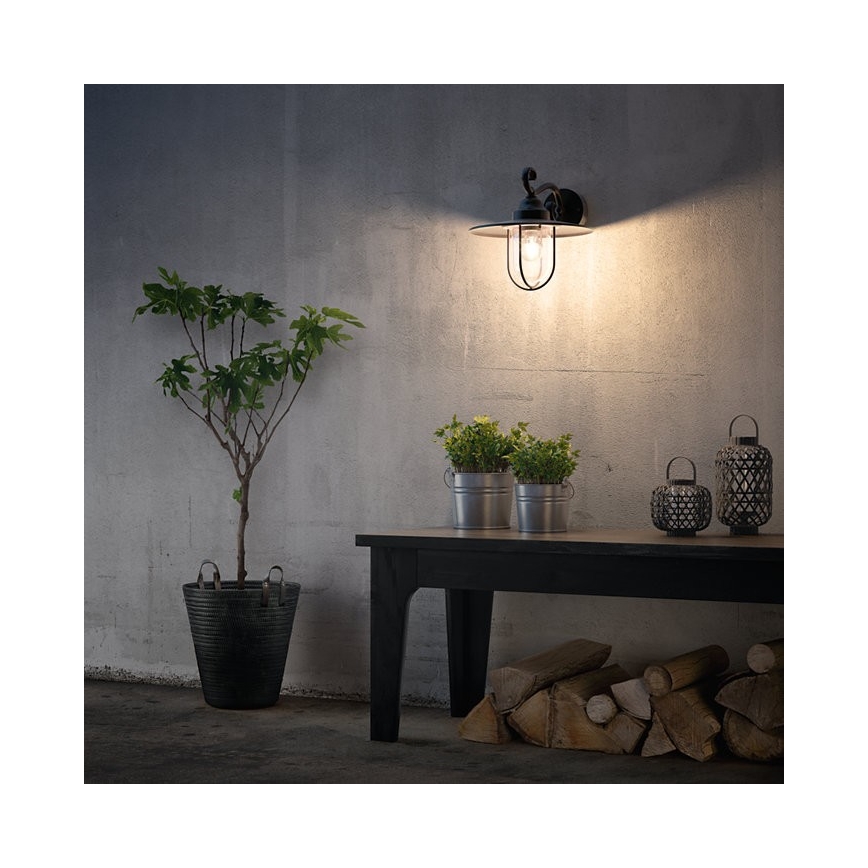 Philips Massive - Utomhus väggbelysning 1xE27/60W/230V IP44