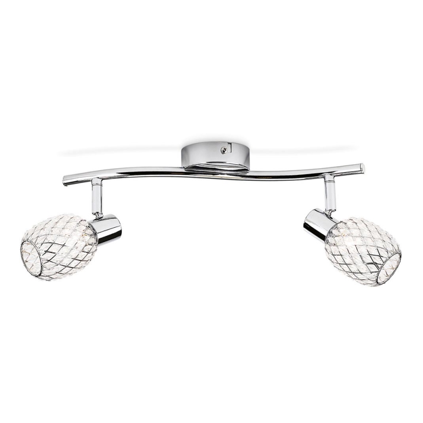 Philips Massive 50272/11/E7 - Spotlight DELTOID 2xG9/28W/230V glänsande krom