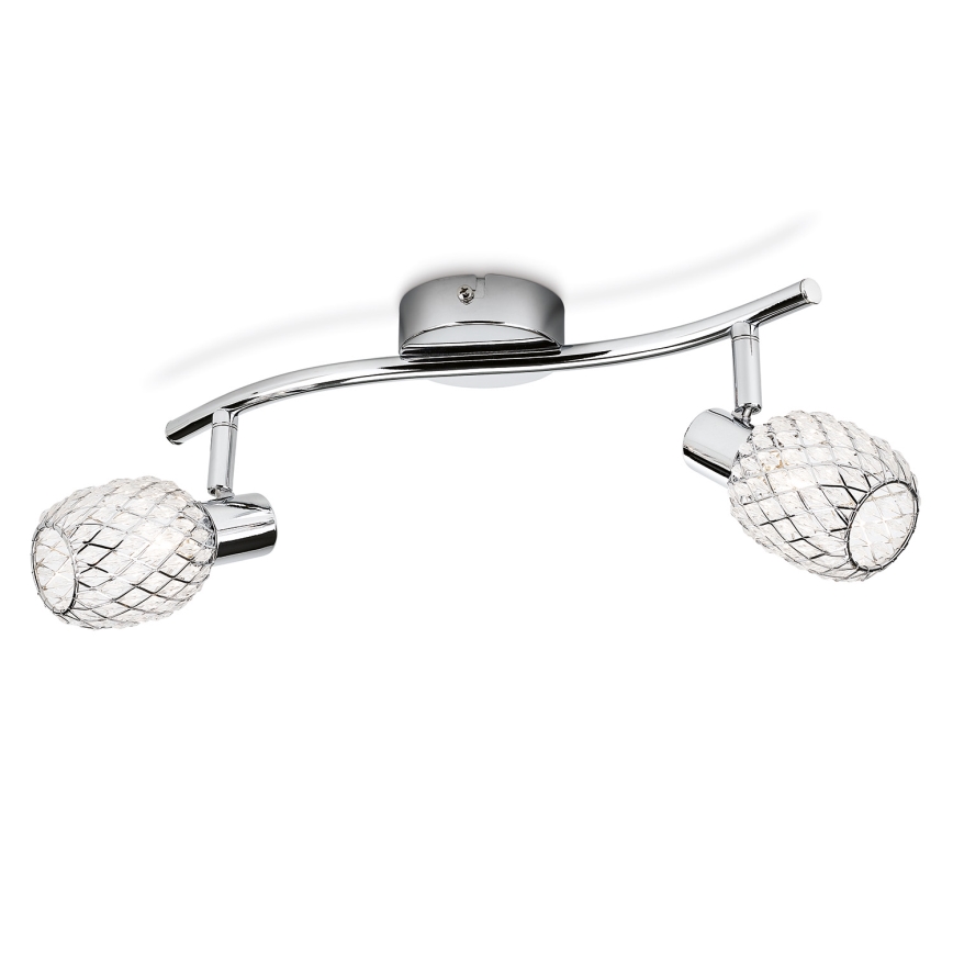 Philips Massive 50272/11/E7 - Spotlight DELTOID 2xG9/28W/230V glänsande krom