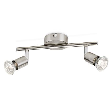 Philips Massive 50302/17/E7 - Spotlight LIMBALI 2xGU10/50W/230V