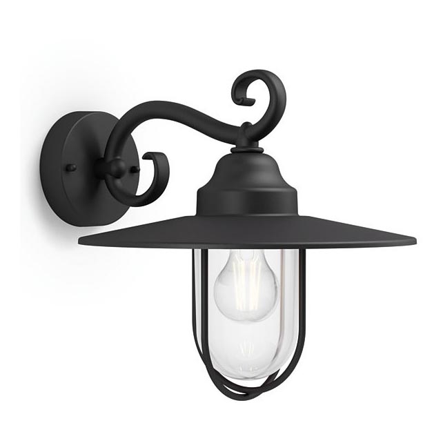 Philips Massive - Utomhus väggbelysning 1xE27/60W/230V IP44