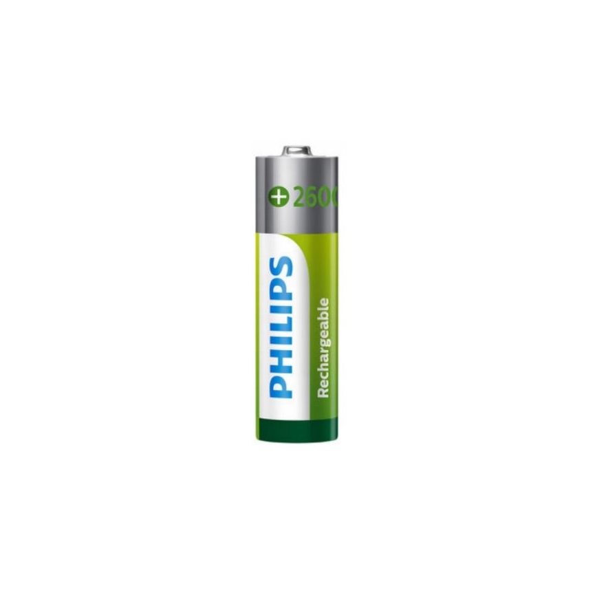 Philips R6B4B260/10 - 4 delar Uppladdningsbart batteri AA NiMH/1,2V/2600 mAh