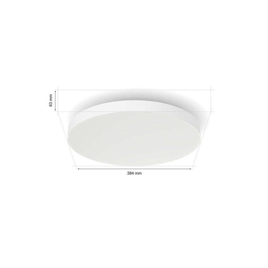 Philips - RGBW Dimbar taklampa Hue DATURA LED/48W/230V 2000-6500K