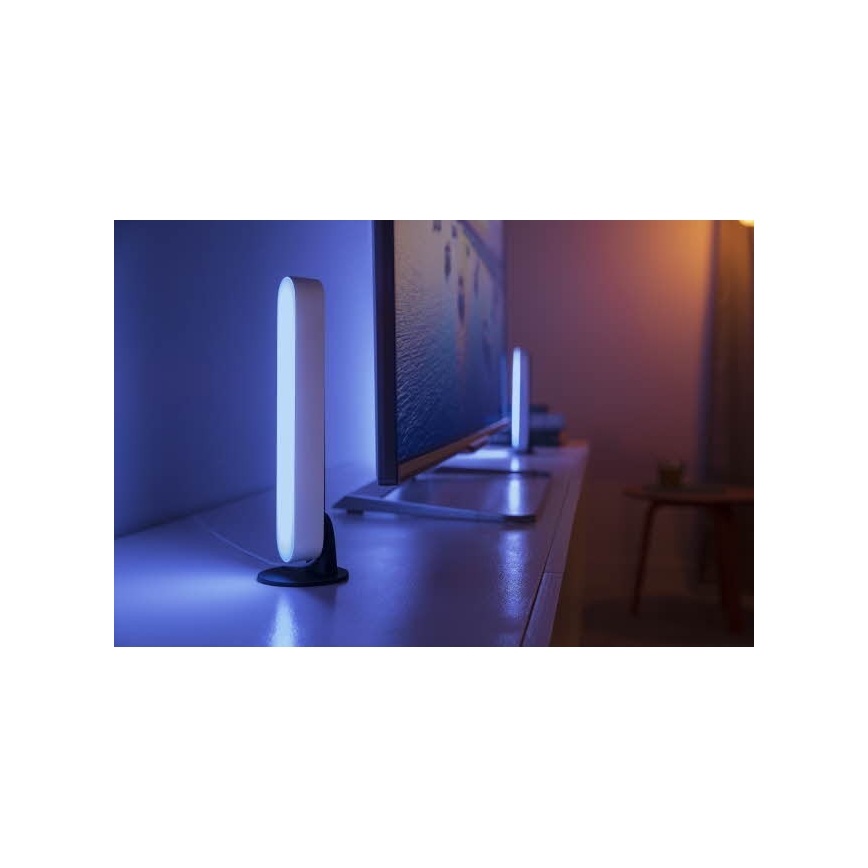Philips - SET 2x LED RGB Dimbara bordslampor Hue PLAY LED/6W/230V vit