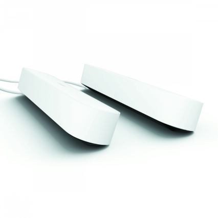 Philips - SET 2x LED RGB Dimbar Bordslampa Hue PLAY  DPAKET WACA 6W/230V vit