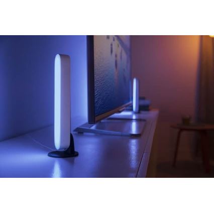 Philips - SET 2x LED RGB Dimbar Bordslampa Hue PLAY  DPAKET WACA 6W/230V vit