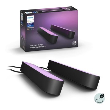 Philips - SET 2x LED RGB Dimbar Skrivbordslampa Hue PLAY  Vit WACA 6W/230V