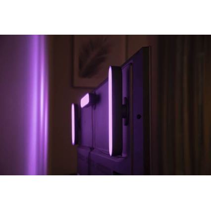 Philips - SET 2x LED RGB Dimbar Skrivbordslampa Hue PLAY  Vit WACA 6W/230V