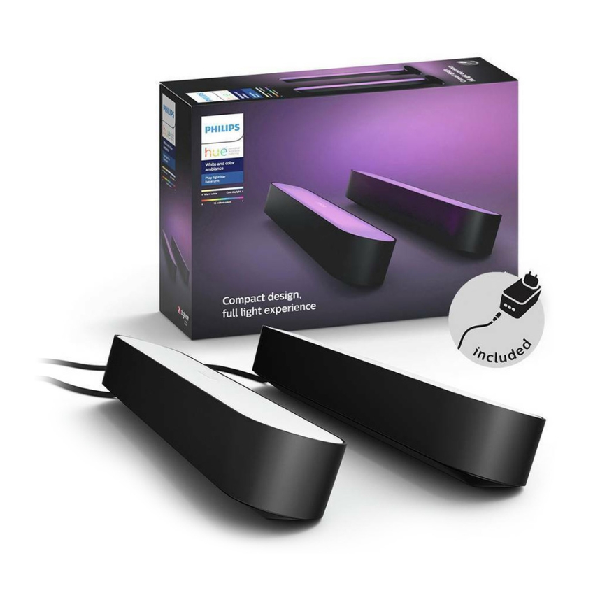 Philips - SET 2x LED RGB Dimbar Skrivbordslampa Hue PLAY  Vit WACA 6W/230V