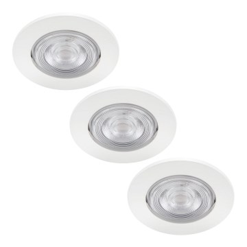 Philips - SET 3x Hängande LED-lampa TARAGON LED/4.5W/230V 2,700K
