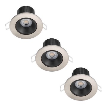 Philips - SET 3x LED Dimbar badrumsbelysning ABROSA LED/9W/230V IP44