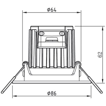 Philips - SET 3x LED Dimbar badrumsbelysning ABROSA LED/9W/230V IP44