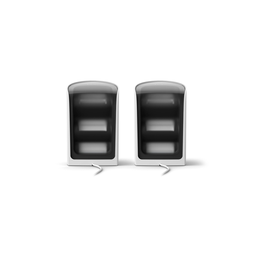 Philips - Set med 2 RGBW-LED-dimbara projektionslampor Hue PLAY LED/20W/230V 2000–6500K vit