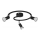 Philips - Spotlight 3xGU10/50W/230V svart