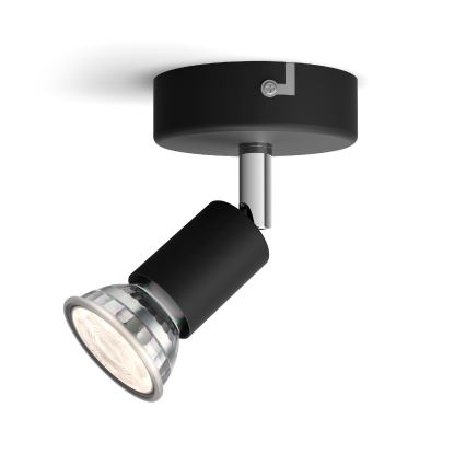 Philips - Spotlight 1xGU10/50W/230V svart