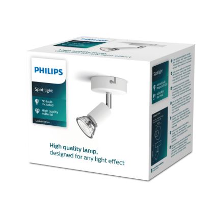 Philips - Spotlight 1xGU10/50W/230V vit