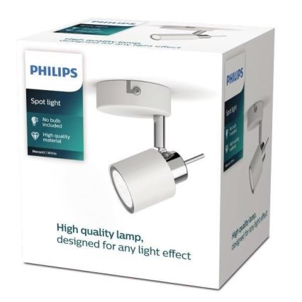 Philips - Spotlight 1xGU10/35W/230V vit