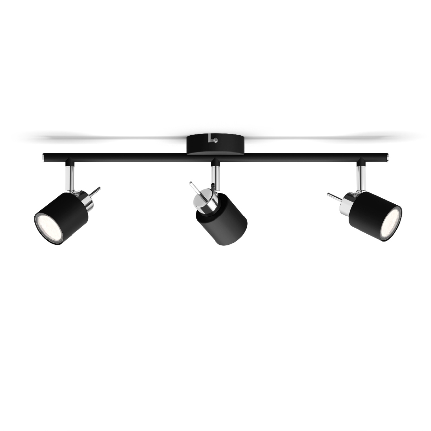 Philips - Spotlight 3xGU10/35W/230V svart