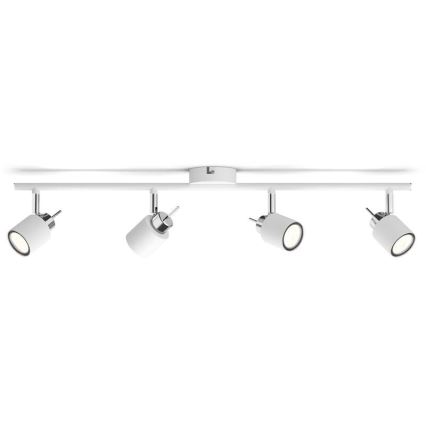 Philips - Spotlight 4xGU10/35W/230V vit
