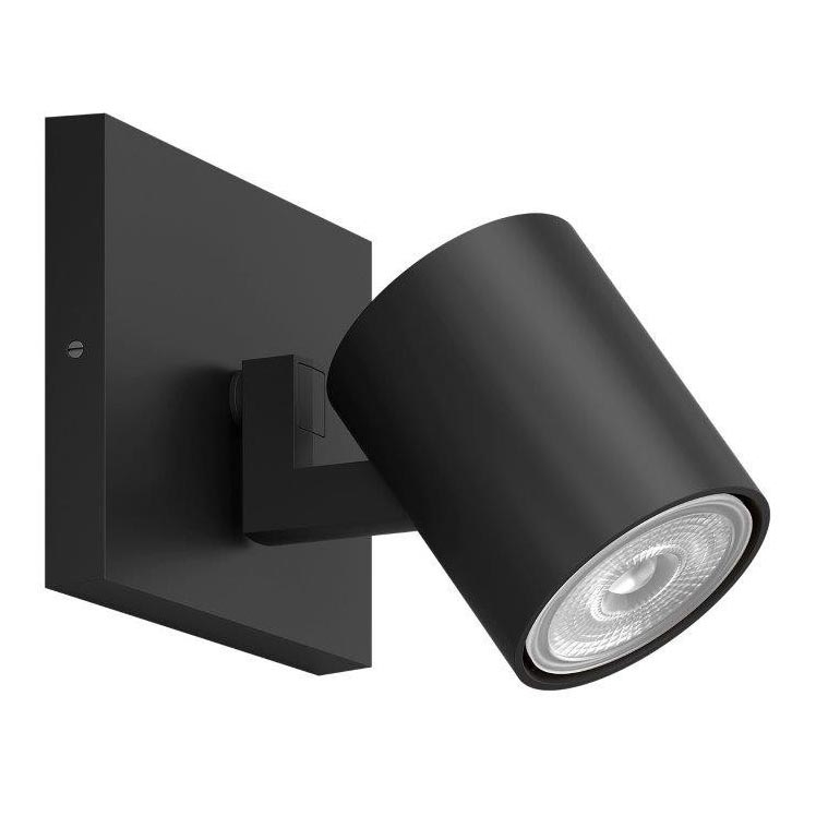 Philips - Spotlight RUNNER 1xGU10/20W/230V svart