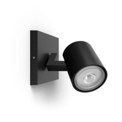 Philips - Spotlight RUNNER 1xGU10/20W/230V svart