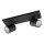 Philips - Spotlight RUNNER 2xGU10/20W/230V svart