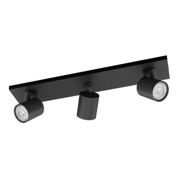 Philips - Spotlight RUNNER 3xGU10/20W/230V svart