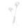 Philips TAE4105WT/00 - Hörlurar med mikrofon JACK 3,5 mm vit