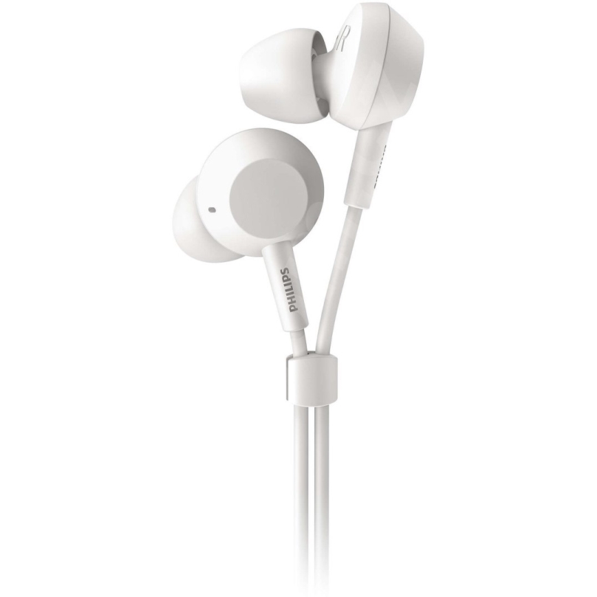Philips TAE4105WT/00 - Hörlurar med mikrofon JACK 3,5 mm vit