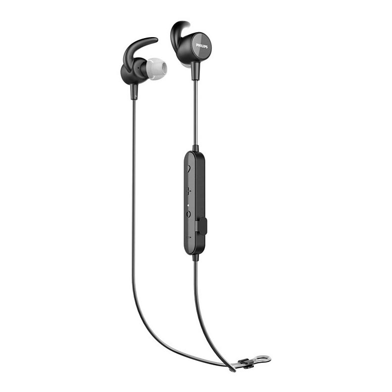 Philips TASN503BK/00-Bluetooth earphones with pulse sensor and microphone IPX5