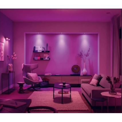 Philips - UPPSÄTTNING 3x LED RGB ljusreglerad hängande taklampa  Hue CENTURA 1xGU10/5,7W/230V 2000-6500K