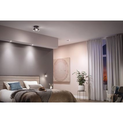 Philips - UPPSÄTTNING 3x LED RGB ljusreglerad hängande taklampa  Hue CENTURA 1xGU10/5,7W/230V 2000-6500K