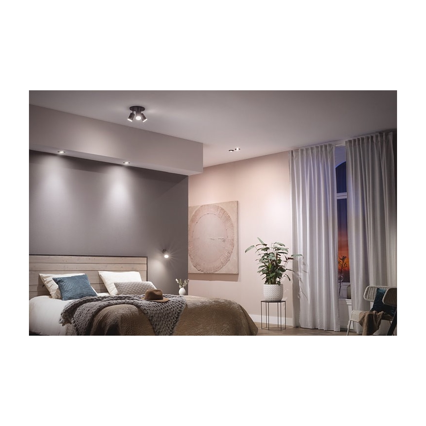 Philips - UPPSÄTTNING 3x LED RGB ljusreglerad hängande taklampa  Hue CENTURA 1xGU10/5,7W/230V 2000-6500K