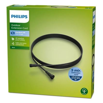 Philips - Utomhus förlängningskabel 5m IP65