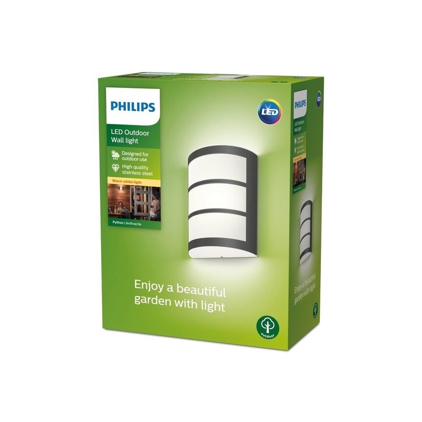 Philips - Utomhus LED vägglampa  LED/6W/230V 2700K IP44
