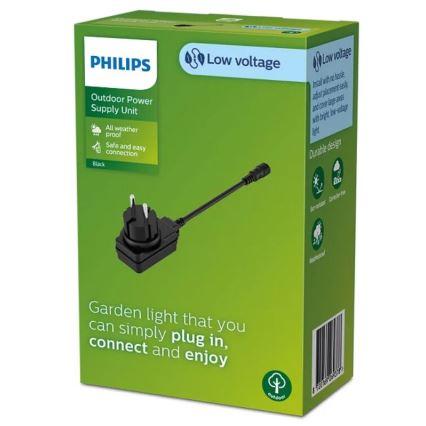Philips - Utomhus Nätströmsadapter GARDENLINK 12W/24/230V IP44