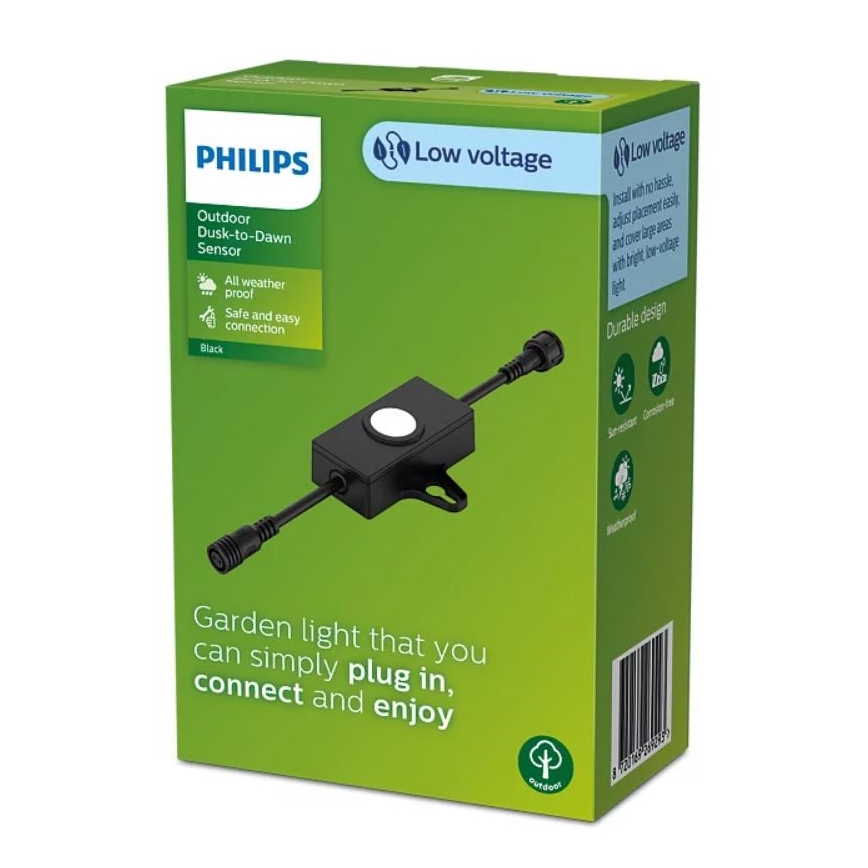 Philips - Utomhus skymningssensor med en timer GARDENLINK 24V IP67