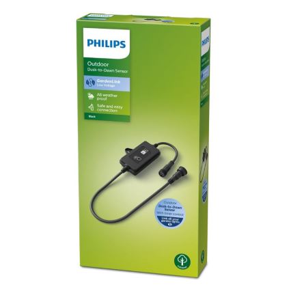 Philips - Utomhus skymningssensor med en timer IP44