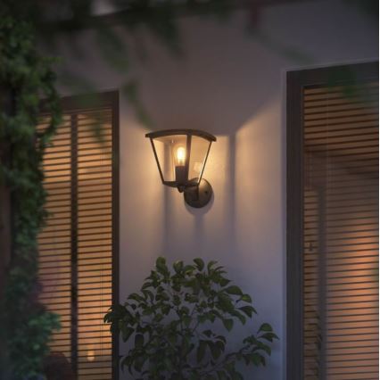 Philips - Dimbar utomhus vägglampa Hue INARA 1xE27/7W/230V Wi-Fi IP44