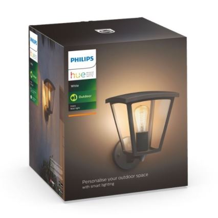 Philips - Dimbar utomhus vägglampa Hue INARA 1xE27/7W/230V Wi-Fi IP44