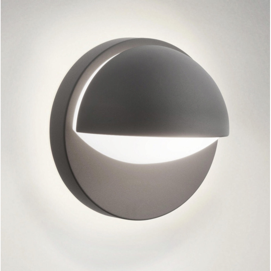 Philips - Utomhus vägglampa  1xE27/12W/230V IP44 antracit