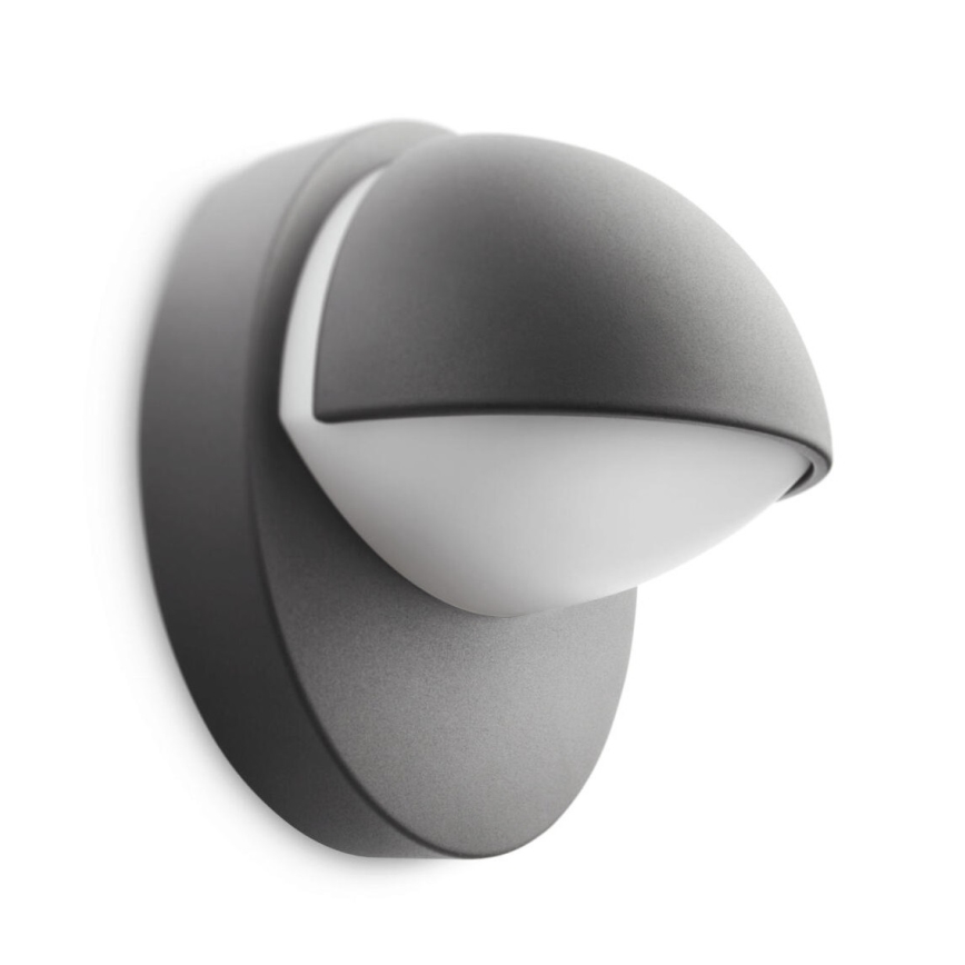 Philips - Utomhus vägglampa  1xE27/12W/230V IP44 antracit