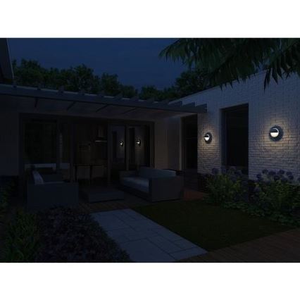 Philips - Utomhus vägglampa  JUNE 1xE27/12W/230V IP44