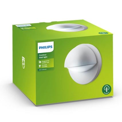 Philips - Utomhus vägglampa  JUNE 1xE27/12W/230V IP44