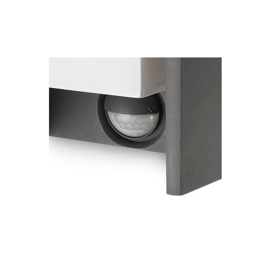 Philips - Utomhus vägglampa  med sensor  BRIDGE 1xE27/15W/230V IP44