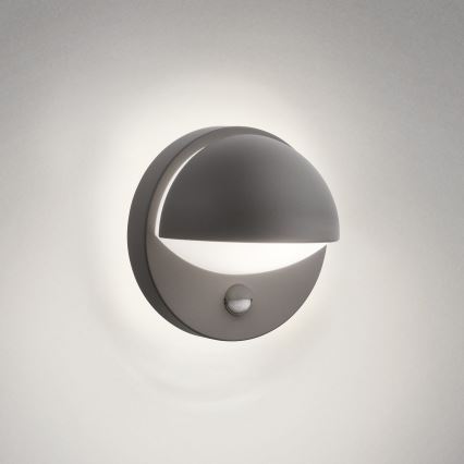 Philips - Utomhus vägglampa  med sensor  JUNE 1xE27/12W/230V IP44