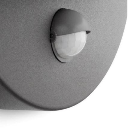 Philips - Utomhus vägglampa  med sensor  JUNE 1xE27/12W/230V IP44
