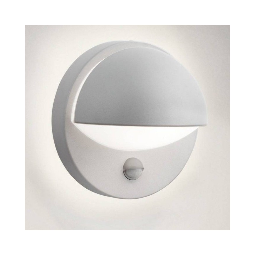 Philips - Utomhus vägglampa  med sensor  1xE27/12W/230V IP44